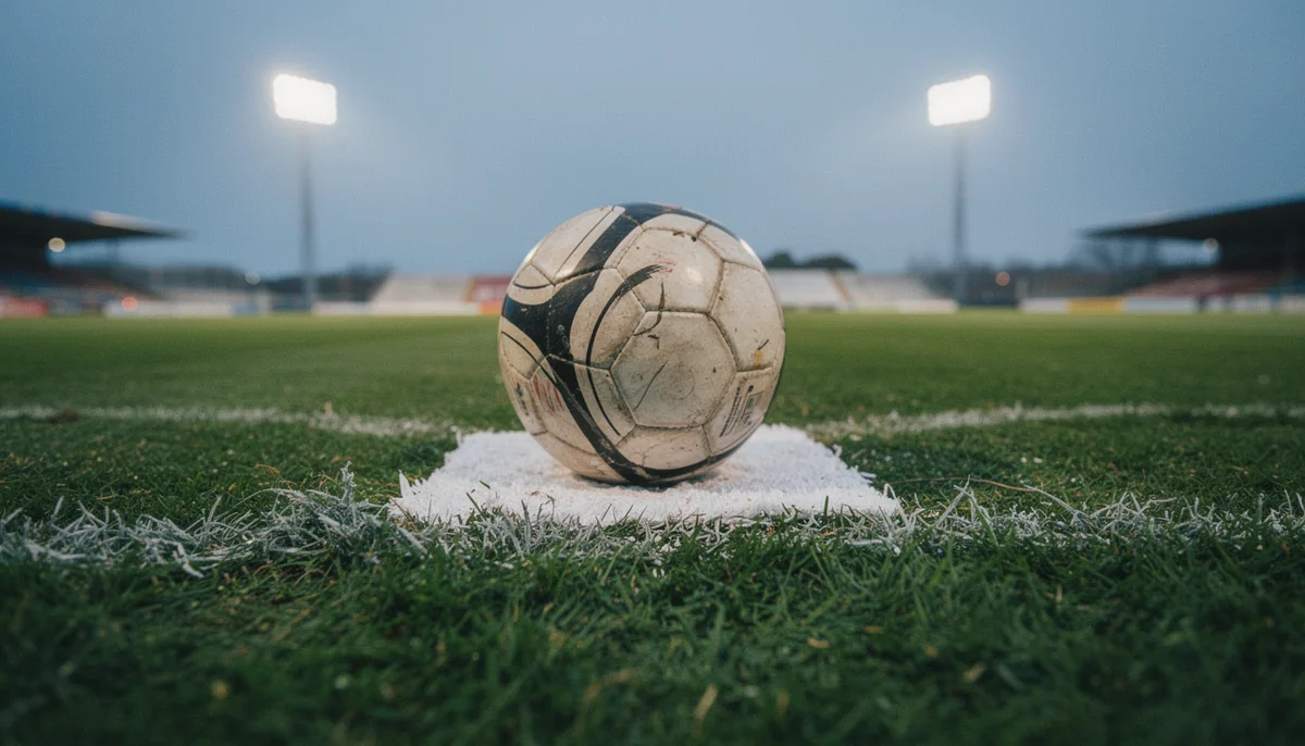 Perabet Spor Bahisleri Rehberi: Bahis Türleri, Oran Okuma ve Kupon Matematiği 1 Akşam ışıklarında penaltı noktasında duran bir futbol topu